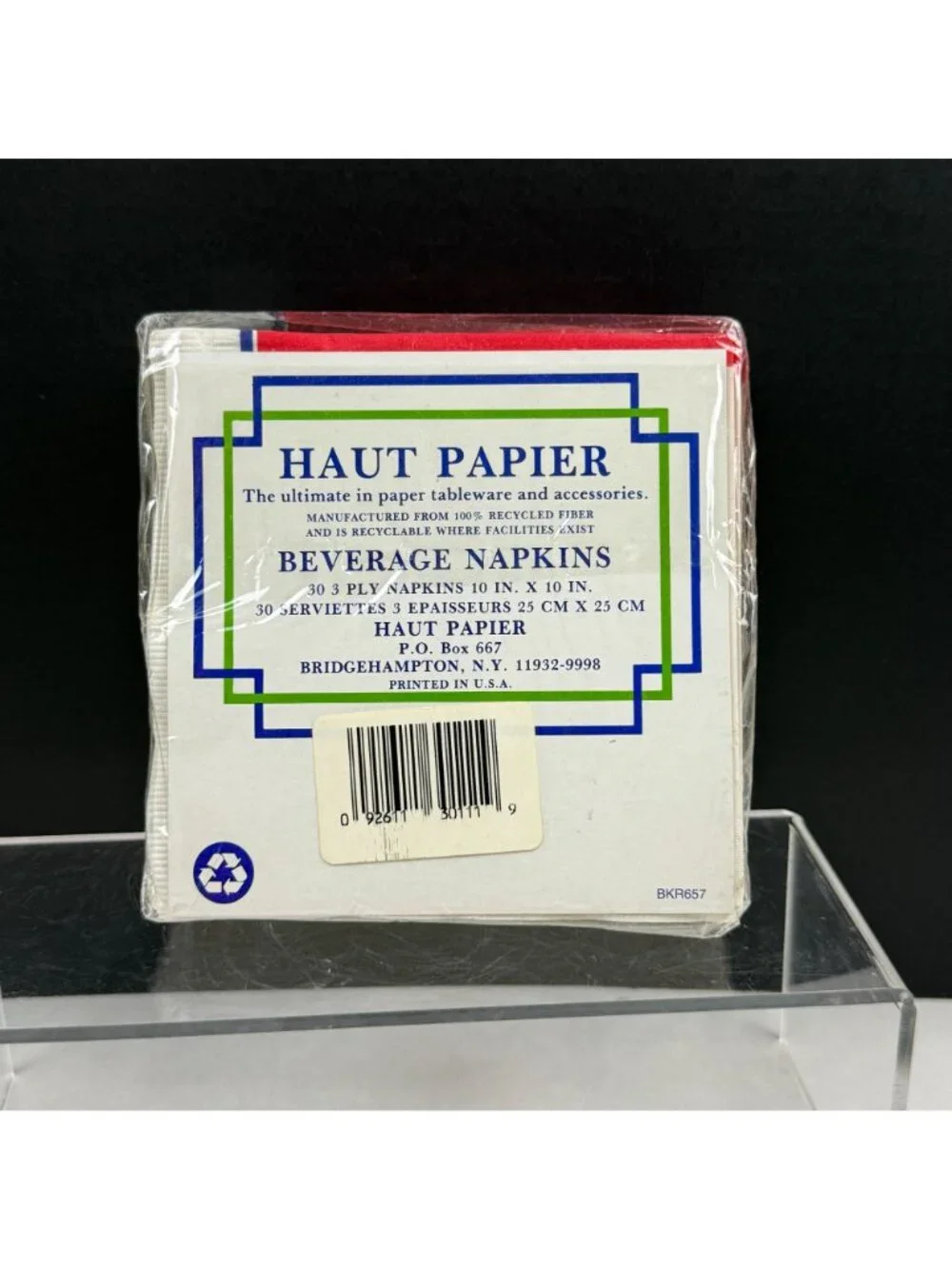 Vintage Haut Papier Napkins Practice Safe Sex Take A Book To Bed Tonight